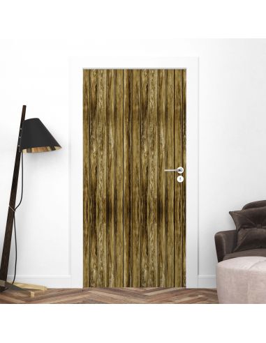 Sticker portes effet bois 010