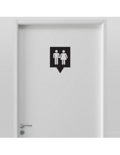 Stickers Toilette H/F