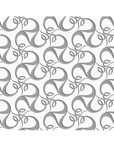 Sticker portes design floral 3D