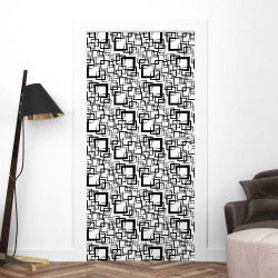 Sticker portes déco design