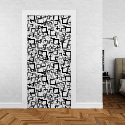 Sticker portes déco design