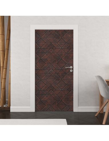Sticker porte design industriel