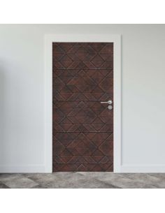 Sticker porte design industriel