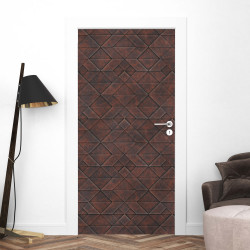 Sticker porte design industriel