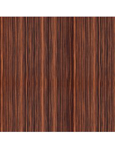 Sticker porte effet bois acajou 2