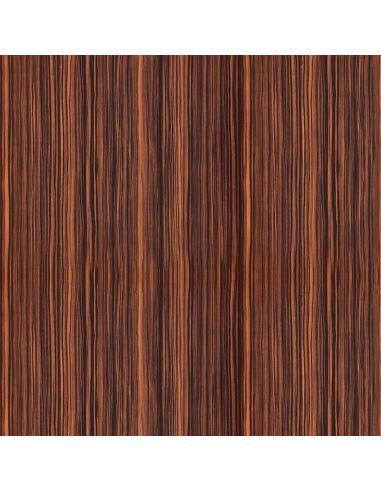 Sticker porte effet bois acajou