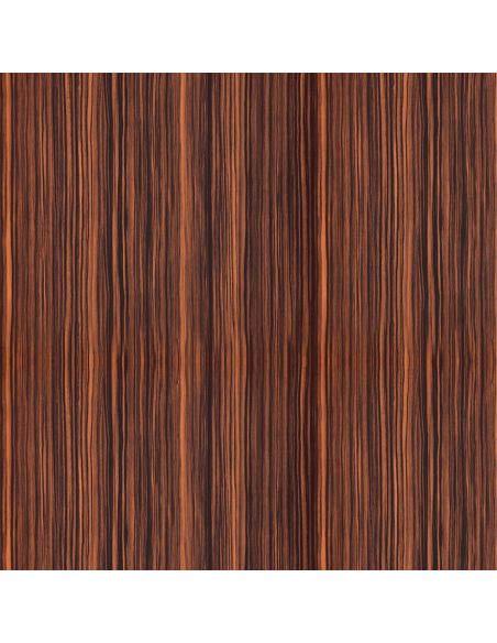 Sticker porte effet bois acajou