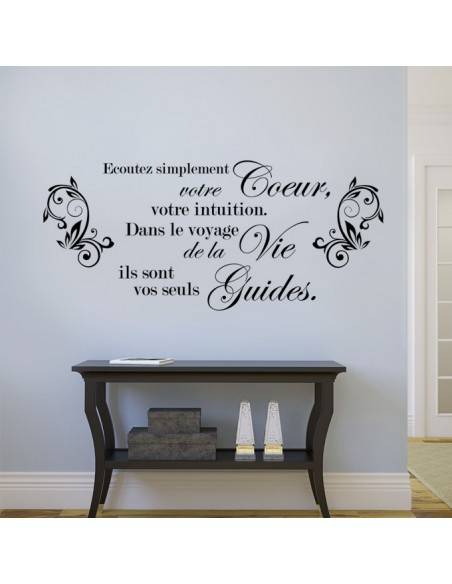 Sticker écoutez simplement votre coeur