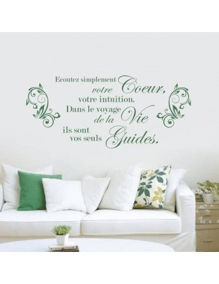 Sticker écoutez simplement votre coeur