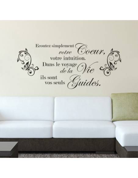 Sticker écoutez simplement votre coeur