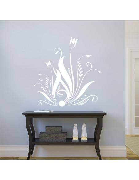 Sticker déco floral design