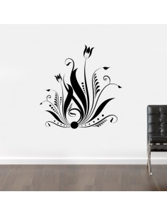 Sticker déco floral design 2