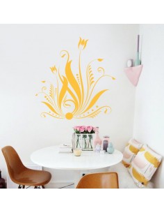 Sticker déco floral design
