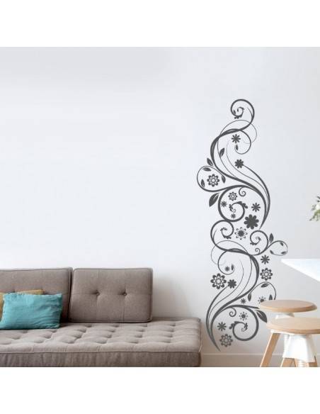 Sticker déco floral