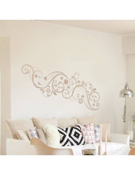 Sticker déco floral