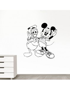 Sticker Mickey et Donald