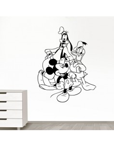 Sticker Mickey, Donald et Pluto