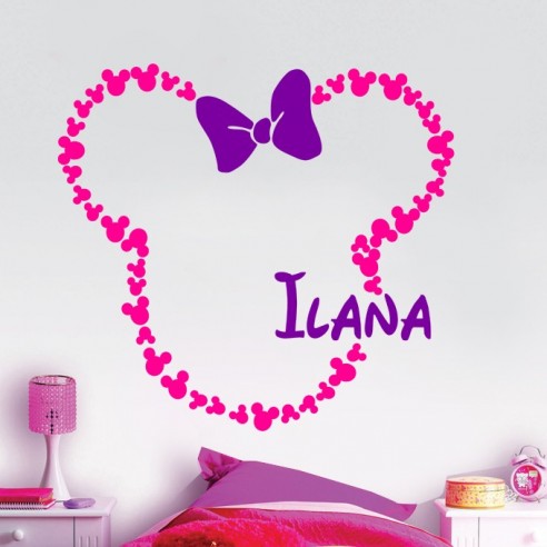 stickers tête demickey