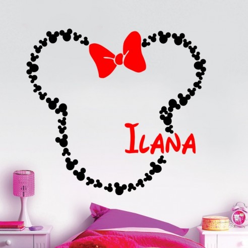 stickers tête demickey