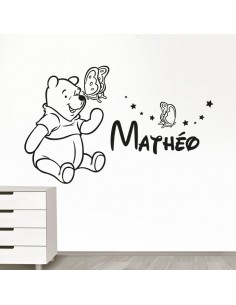 Sticker Winnie L'ourson personnalisé