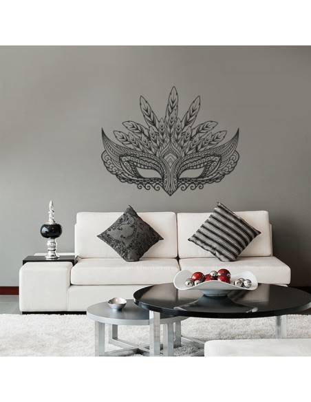 Sticker masque vénitien