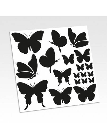 Planche stickers papillons