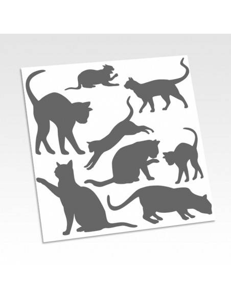 Planche stickers chats