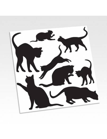 Planche stickers chats
