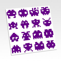 Planche stickers  pixel art