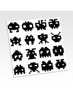 Planche stickers pixel art