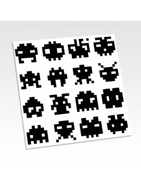 Planche stickers pixel art