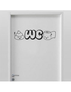 Sticker toilette