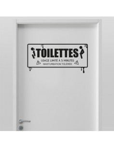 Stickers toilette version adulte