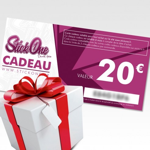 Carte cadeau de 20€