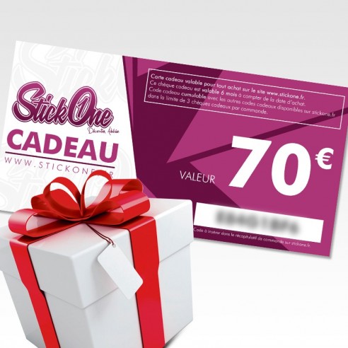 Carte cadeau de 70€