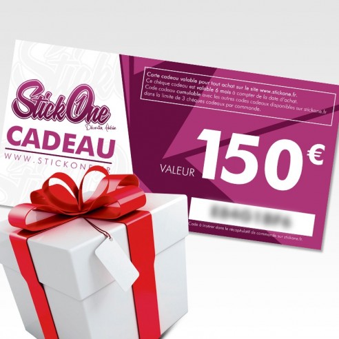Carte cadeau de 150€