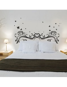 Stickers tête de lit papillons 2