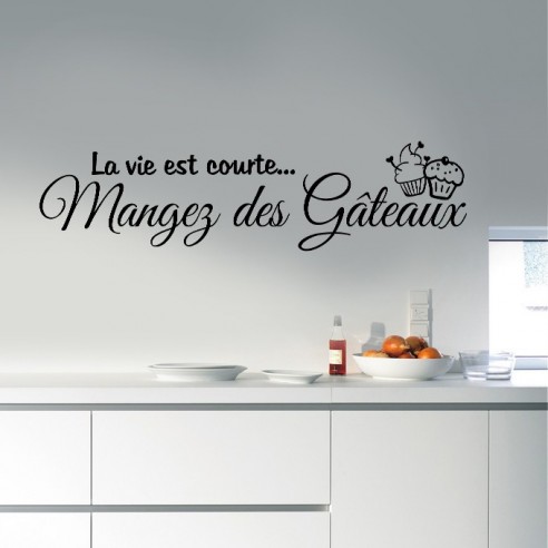 Sticker citation courte cuisine