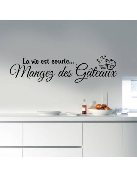 Sticker citation courte cuisine