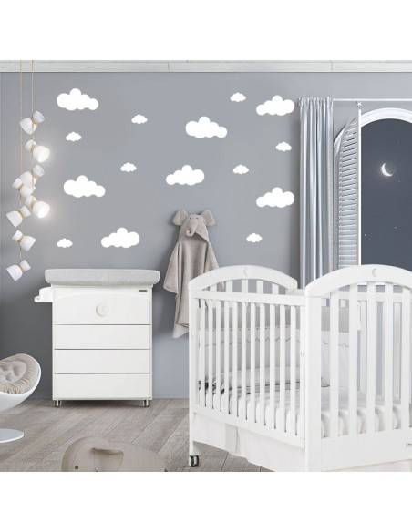 Planche stickers nuages