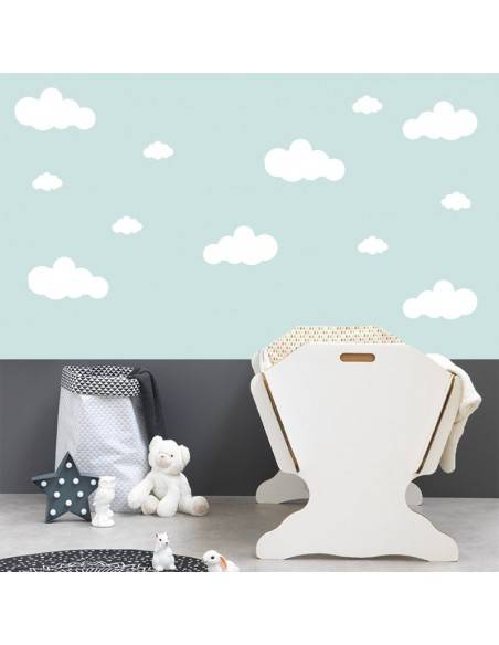Planche stickers nuages