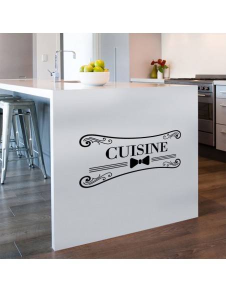 Sticker mural cuisine