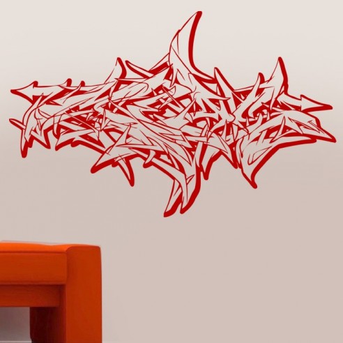 Stickers muraux graffiti