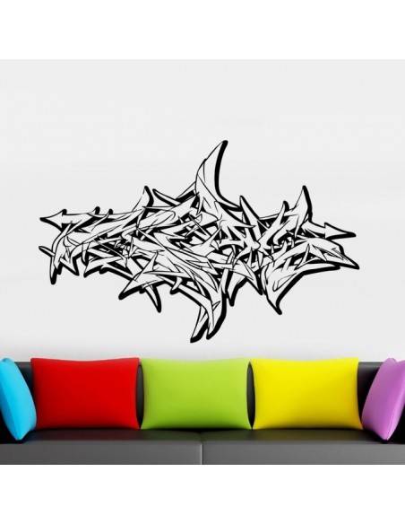 Sticker tag graffiti