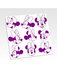 Stickers tête Minnie