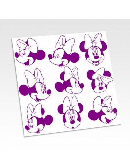 Stickers tête Minnie