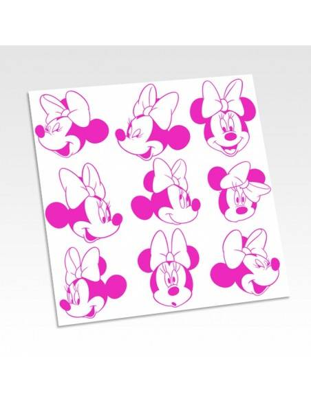 Stickers têtes de Minnie