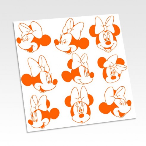 Stickers Minnie et Mickey