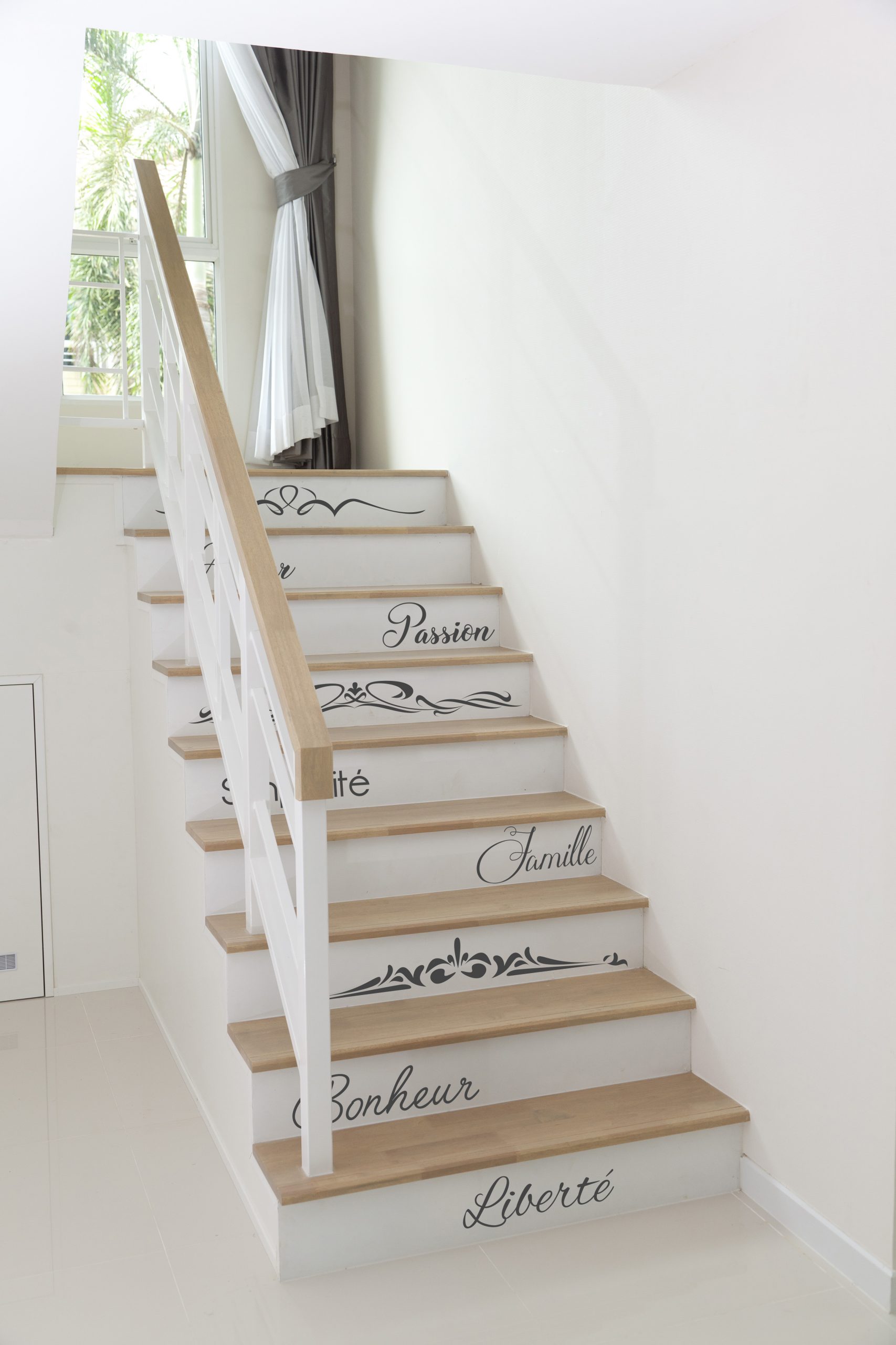 Stickers contremarches Relookez vos escaliers de façon originale