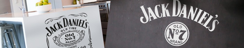 Stickers Jack Daniel's à personnaliser. Sticker déco mur, baril, bar